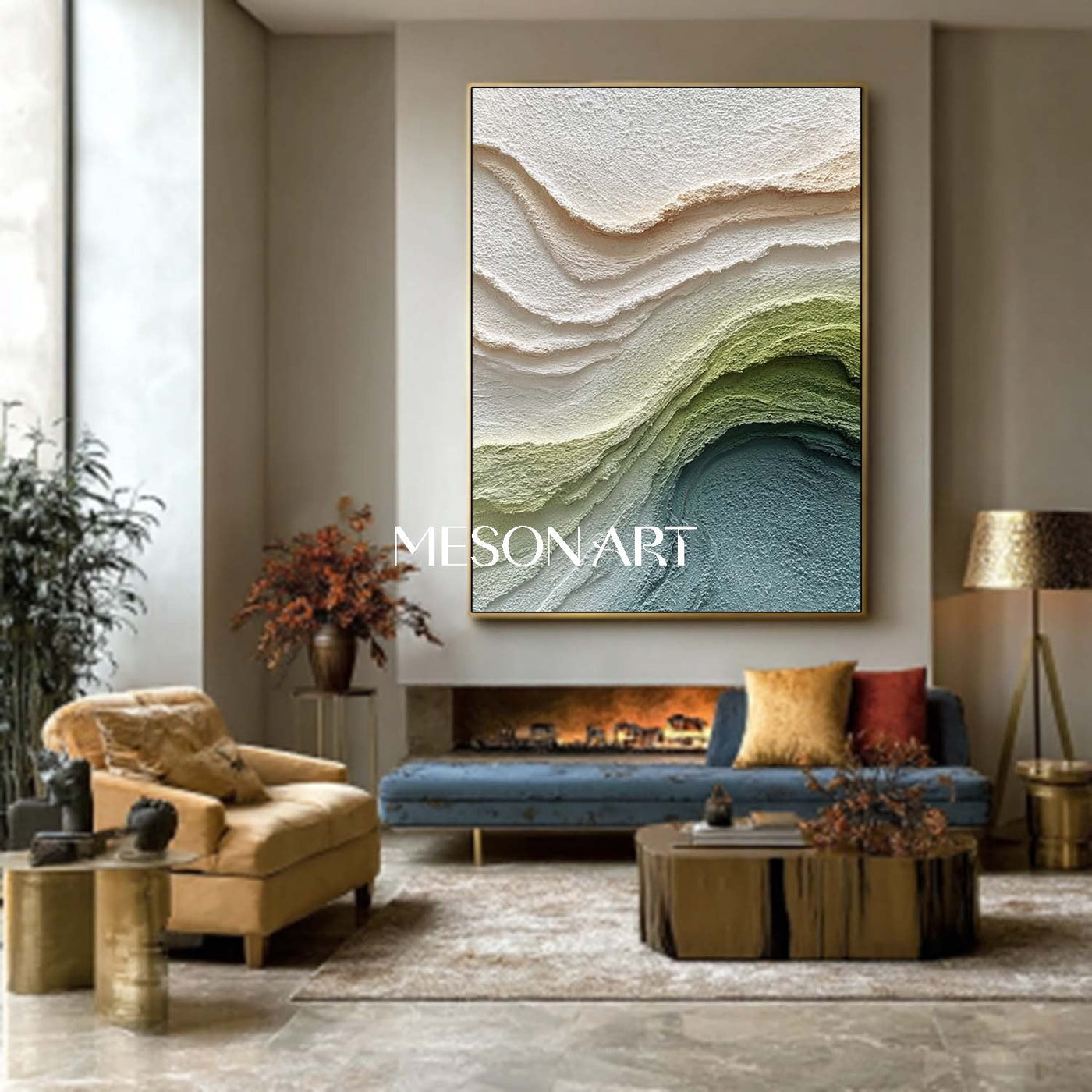 Plaster Art Texture Painting #SG543