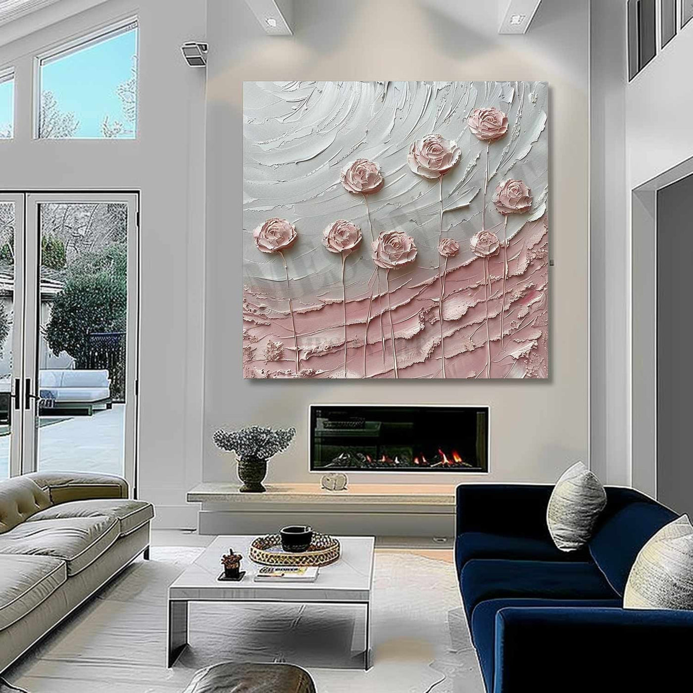 Plaster Art Texture Painting #SG330