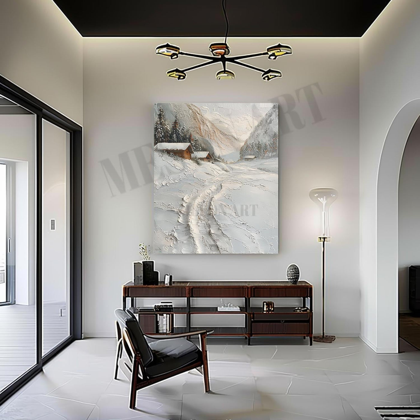 Plaster Art Texture Painting #SG325