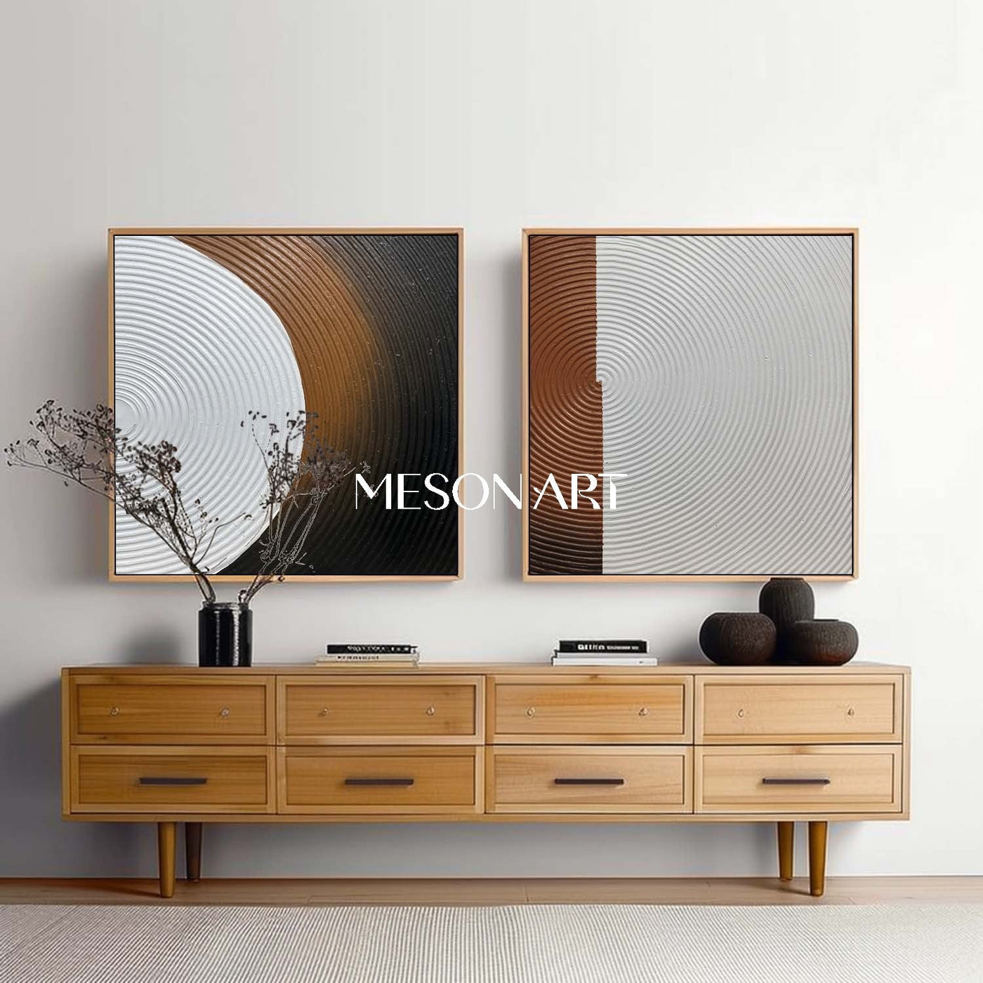Abstract Painting Set Of 2 #SP170