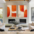 Contemporary Minimalist Art Set Of 2 #SP168