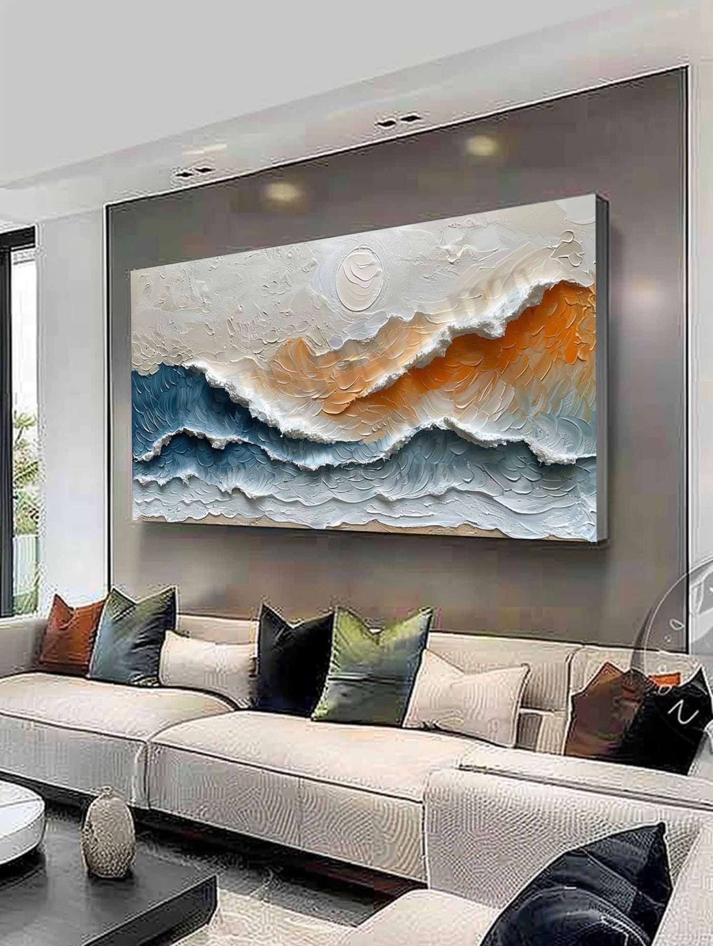 Plaster Art Texture Painting #SG304