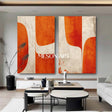 Contemporary Minimalist Art Set Of 2 #SP168