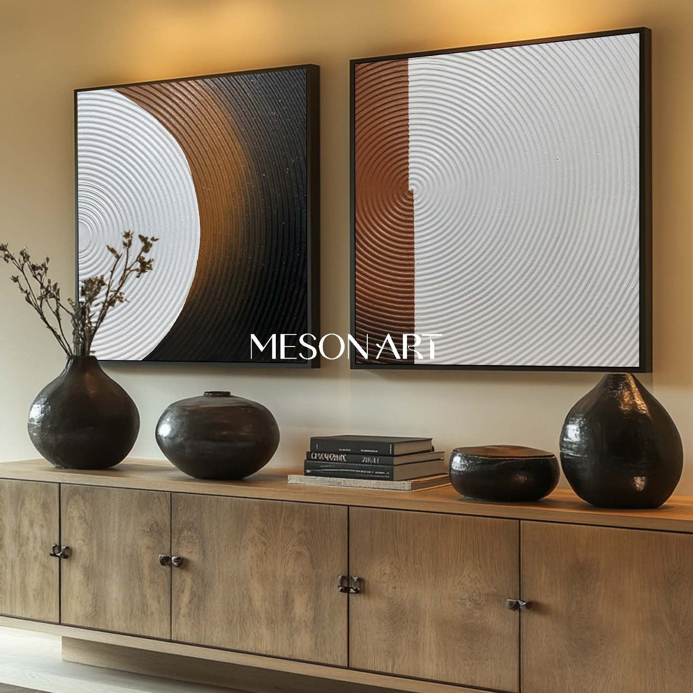 Abstract Painting Set Of 2 #SP170