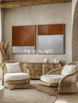 Abstract Painting Set Of 2 #SP171