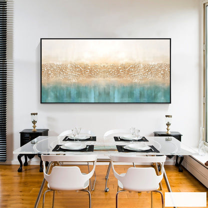 Abstract Teal Art