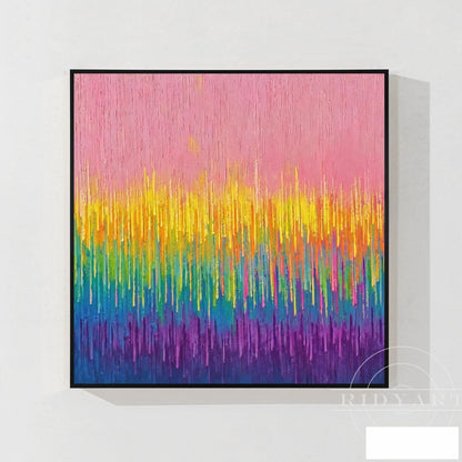 Pink Abstract wall art BA0954