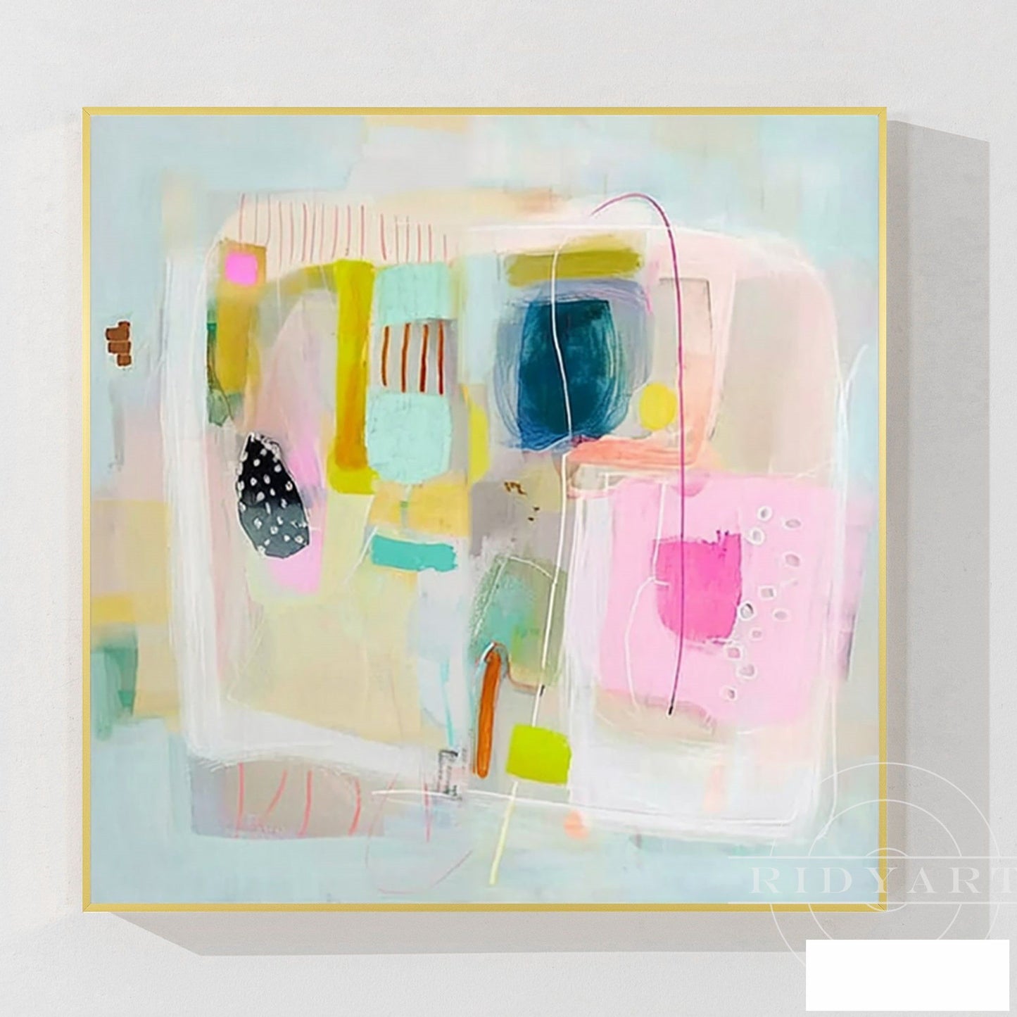 Pink Abstract wall art 7artA841