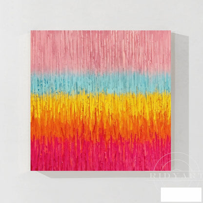 Pink Abstract wall art BA0952