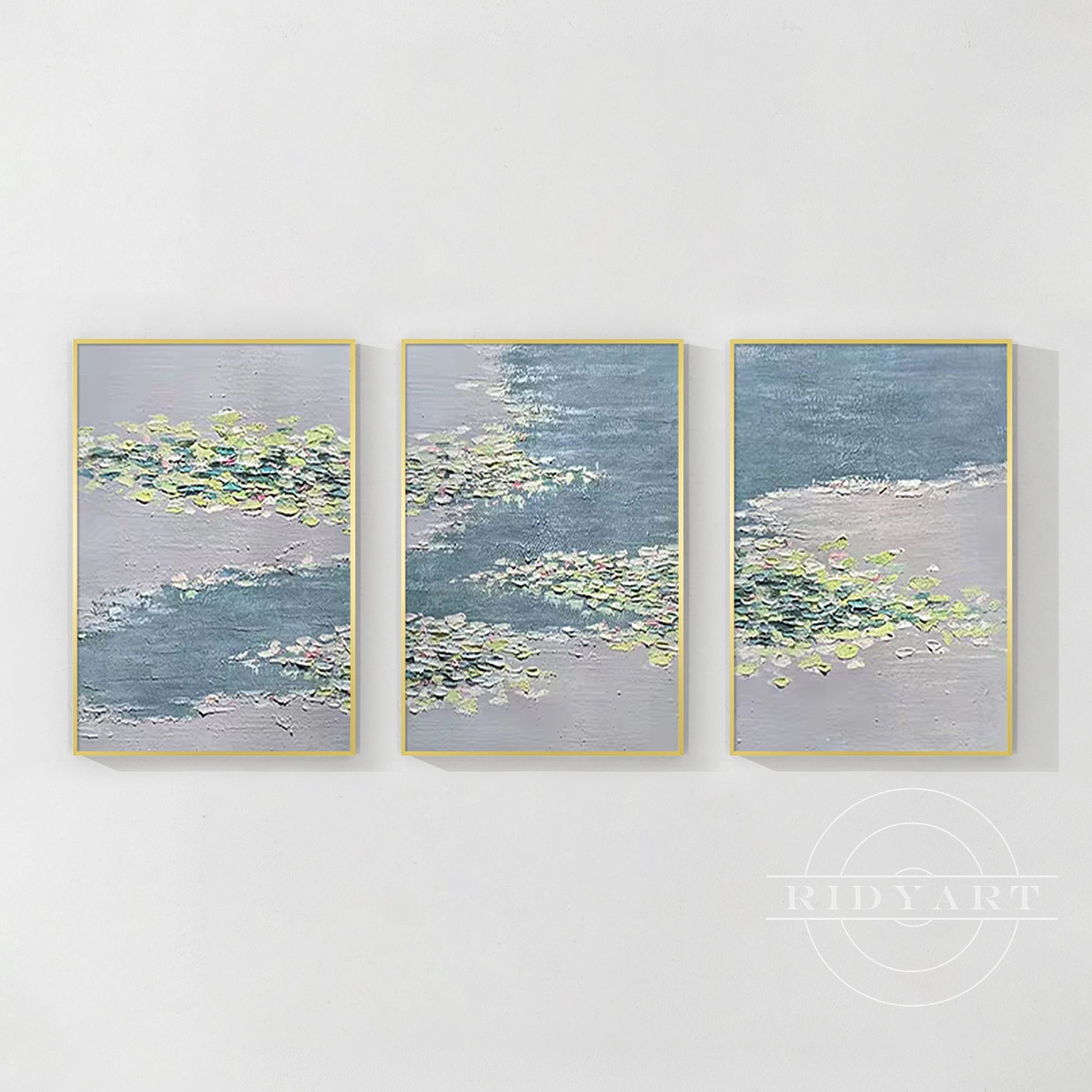 water lily wall art_0830
