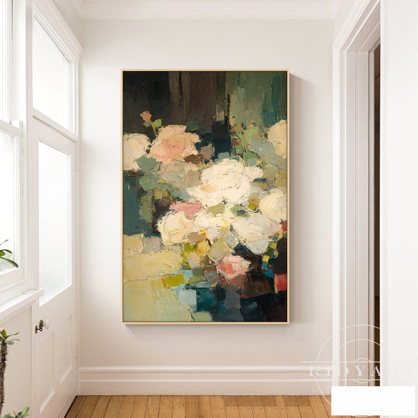 flower wall art_BA049