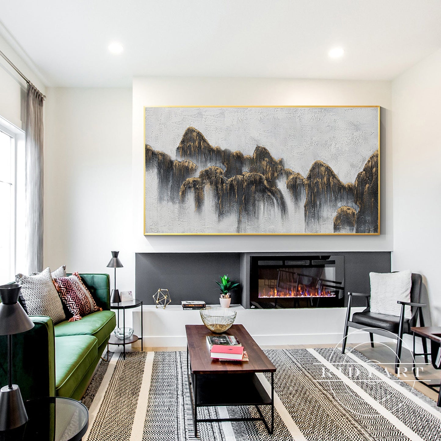 Mountain wall art _014