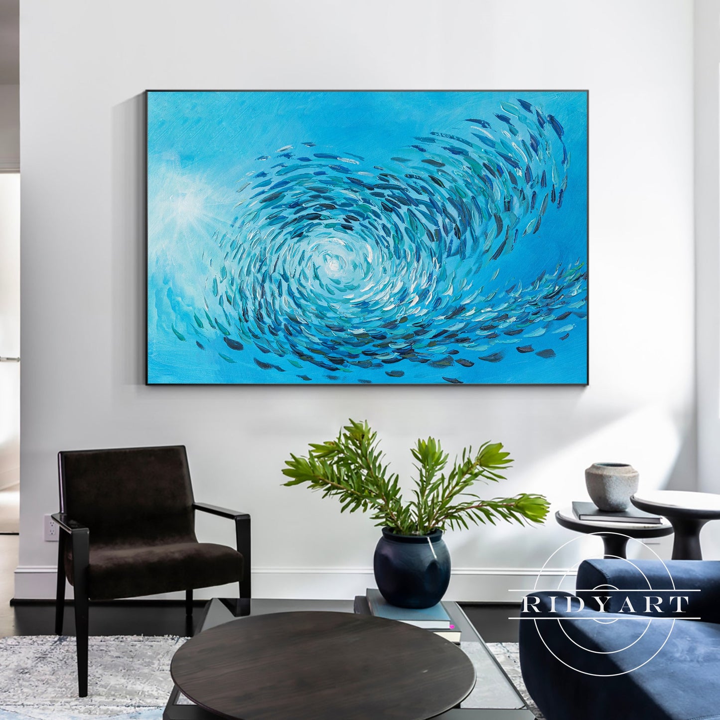 School fish wall art_X03