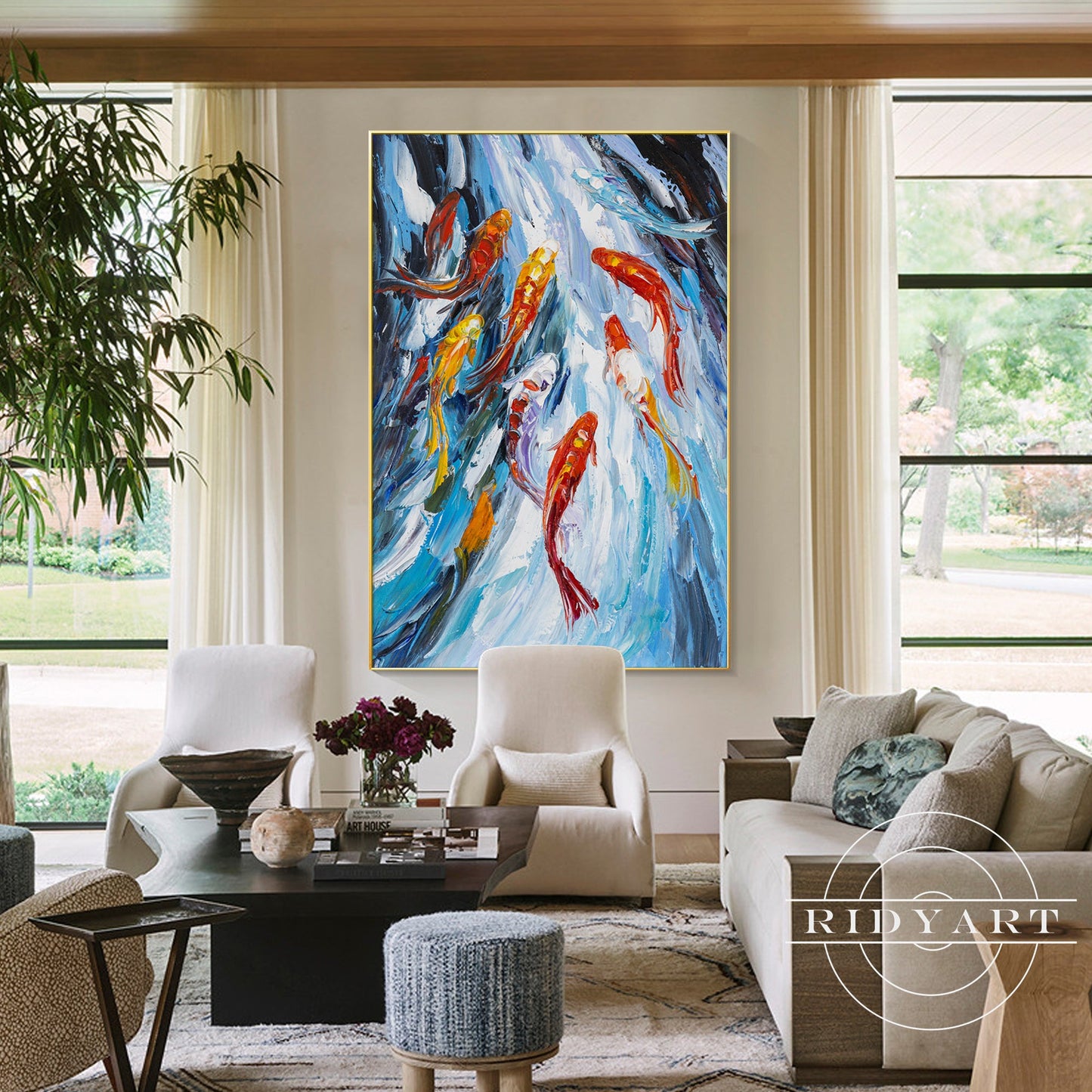 Koi fish wall art_7ART0221