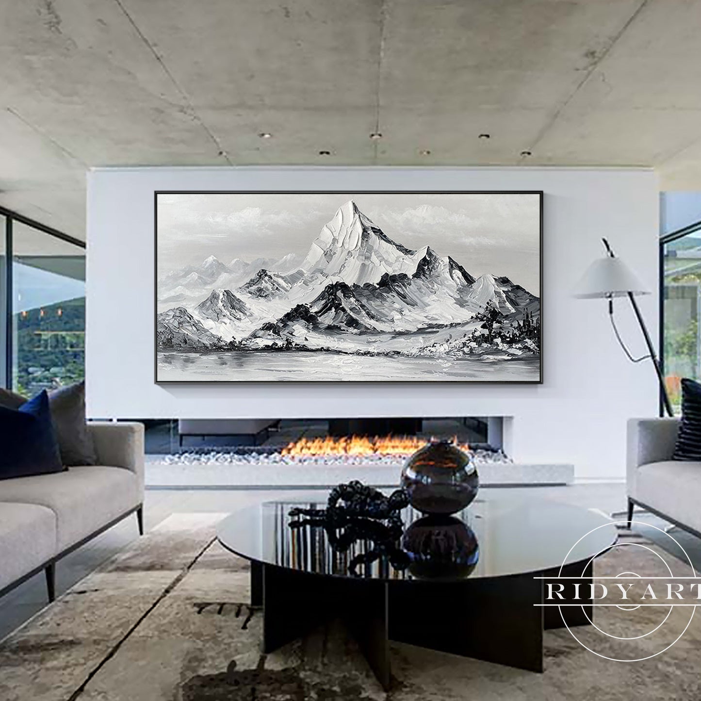 Mountain wall art _02