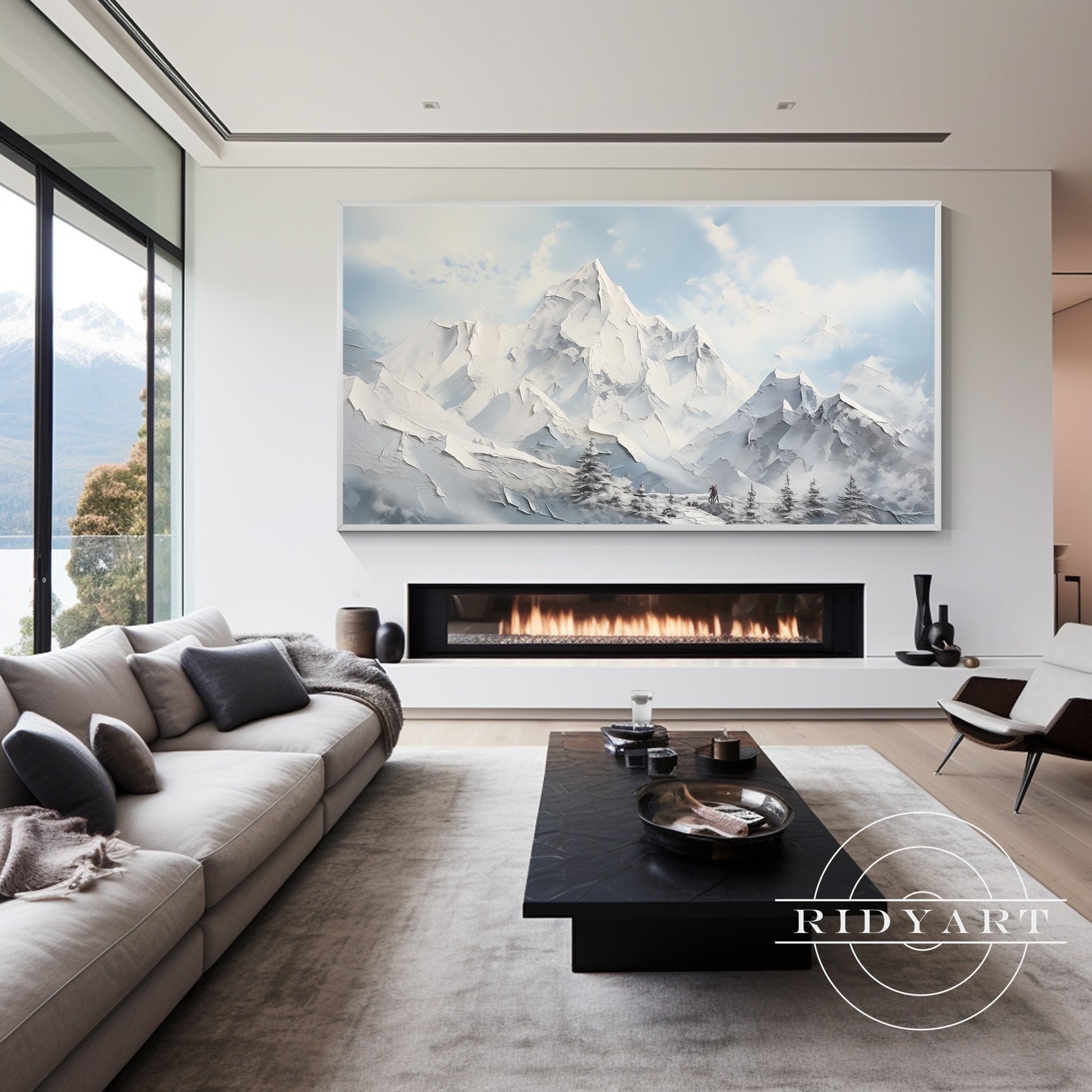 Mountain wall art _017