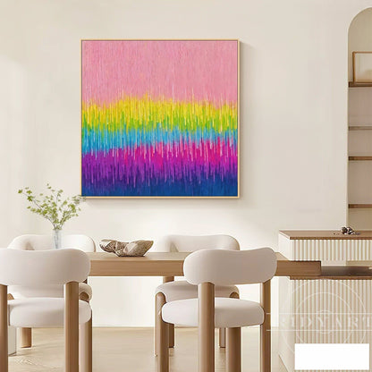 Pink Abstract wall art BA0951