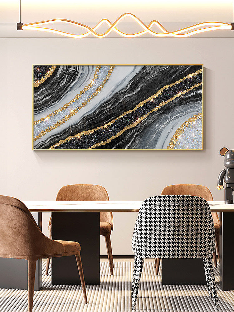 luxurious  resin craftsmanship  oil painting