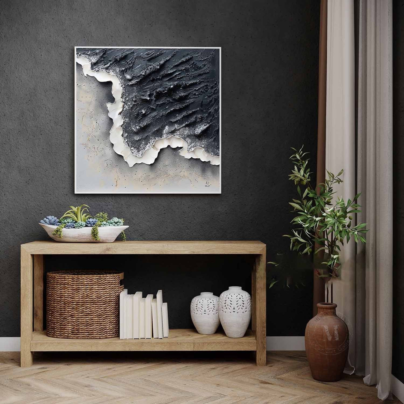 Plaster Art Texture Painting #SG352
