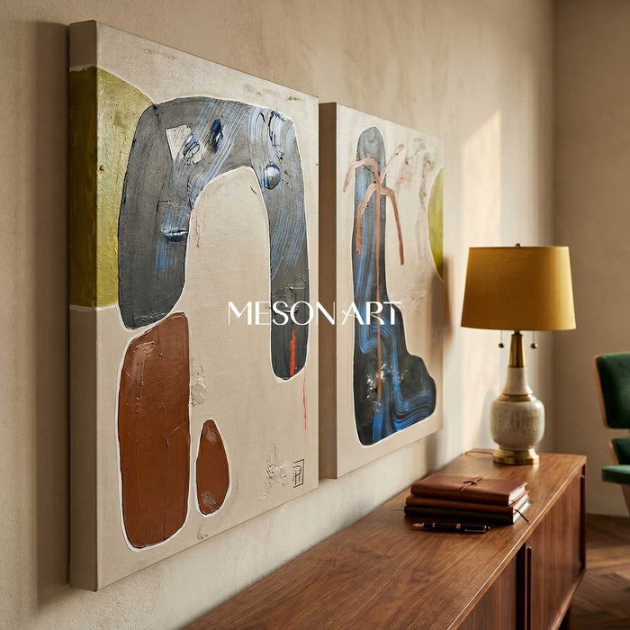 Abstract Painting Set Of 2 #SP141
