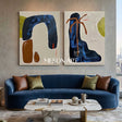 Abstract Painting Set Of 2 #SP141