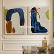 Abstract Painting Set Of 2 #SP141