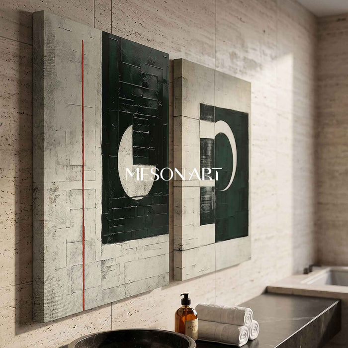 Abstract Painting Set Of 2 #SP155