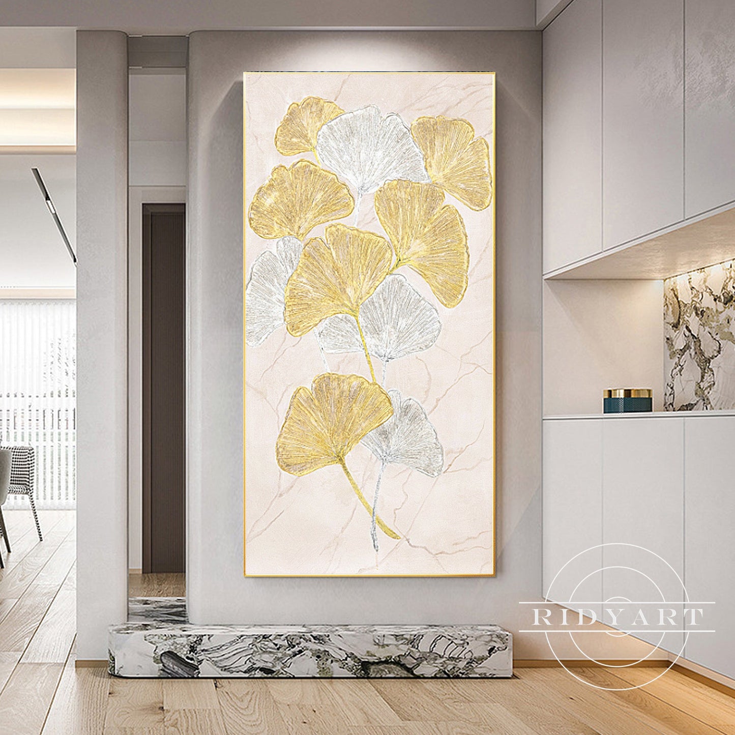 Ginkgo wall art_0586