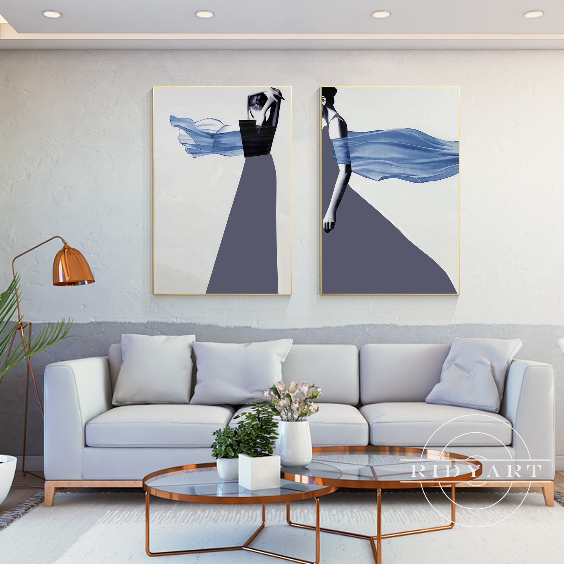 Abstract Girl wall art_10