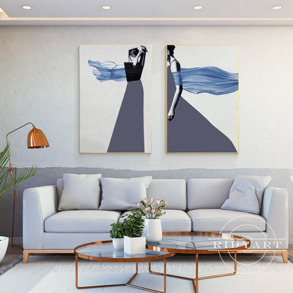 Abstract Girl wall art_10