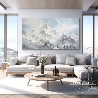 Mountain wall art _017