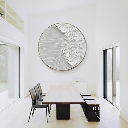 Minimalist Round Ocean Wall Art_0594