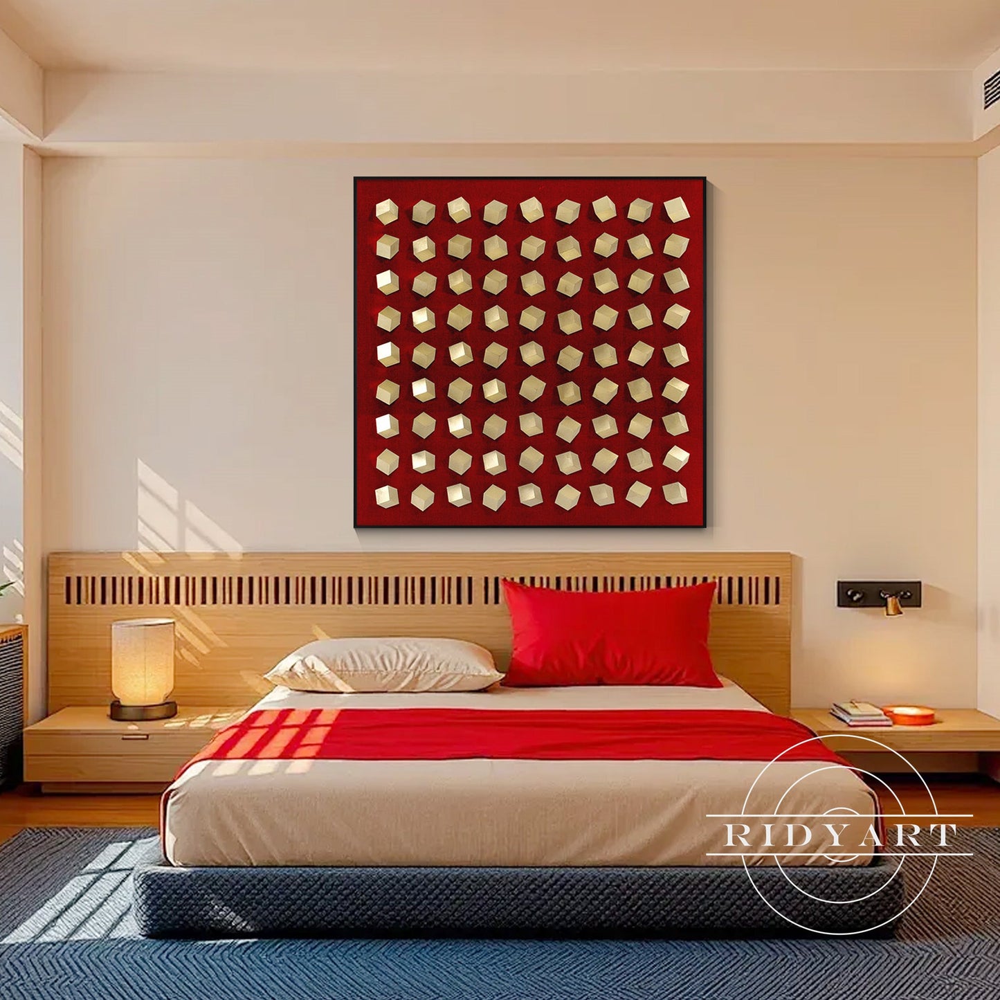 Wood wall art_7artfine054