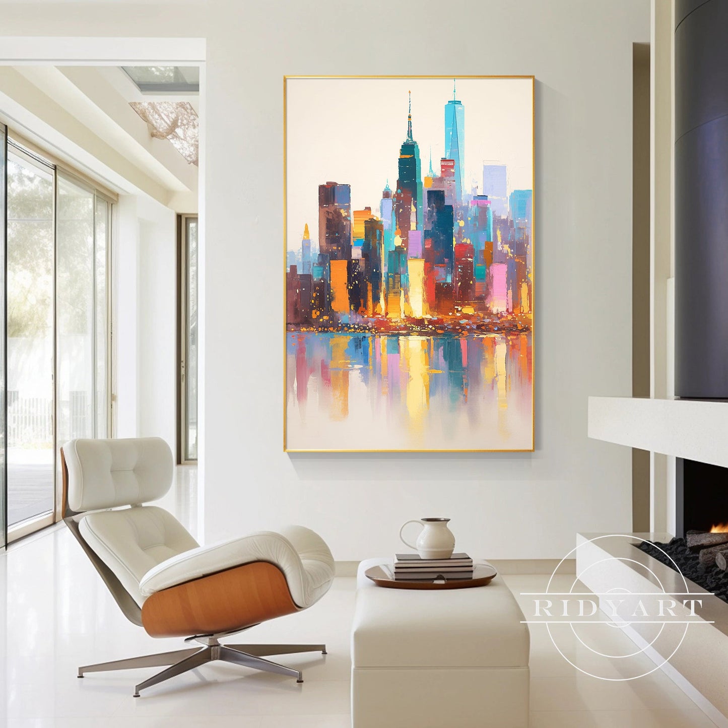 New York Skyline Painting