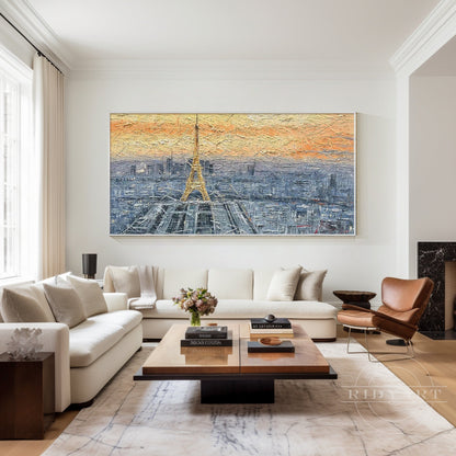 Eiffel Tower Skyline Painting_047