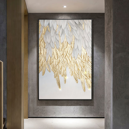 Feather wall art