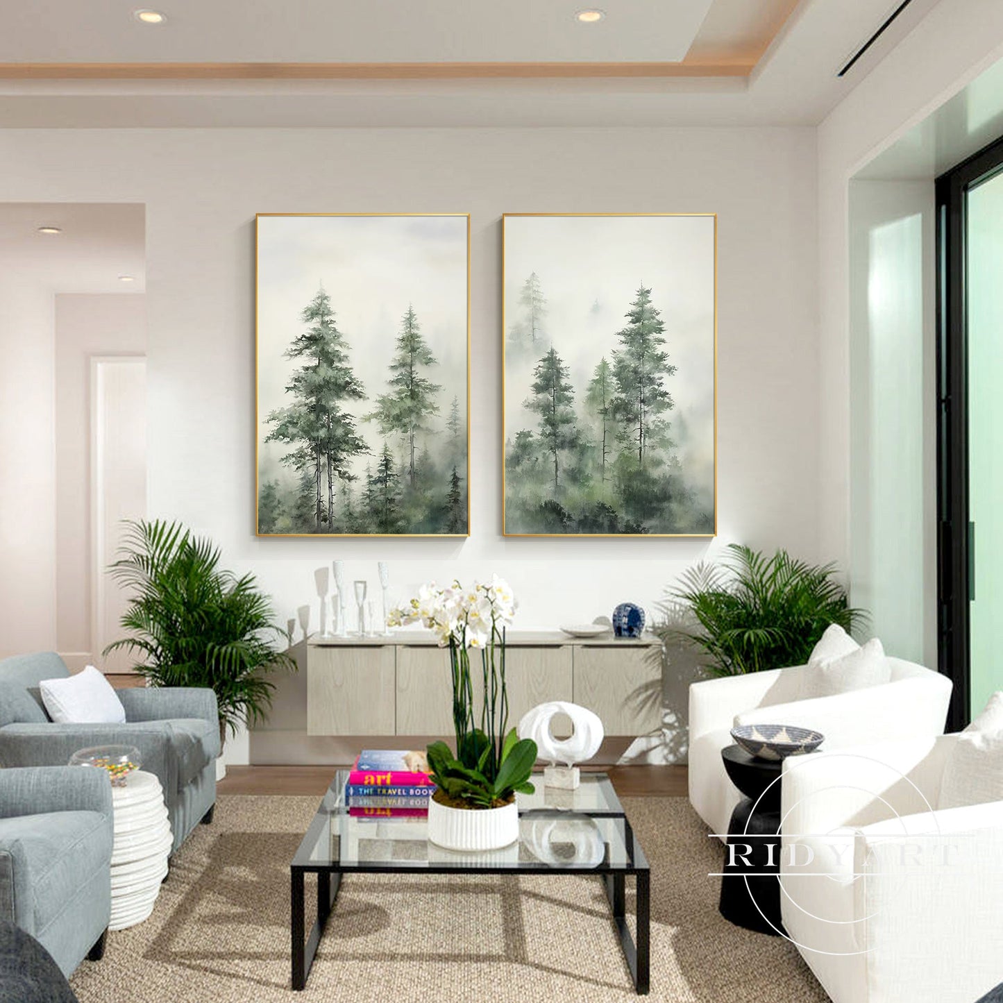 Foggy Tree wall art_041
