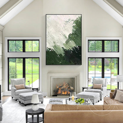 Abstract Green Wall art