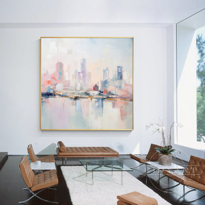Abstract Cityscape Art