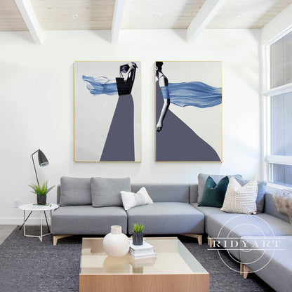 Abstract Girl wall art_10