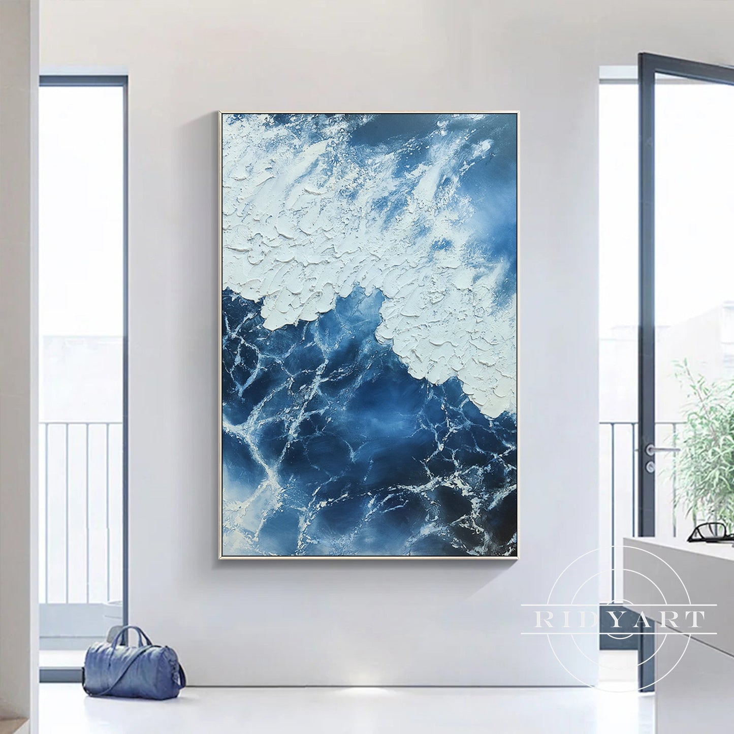 Navy Ocean wall art