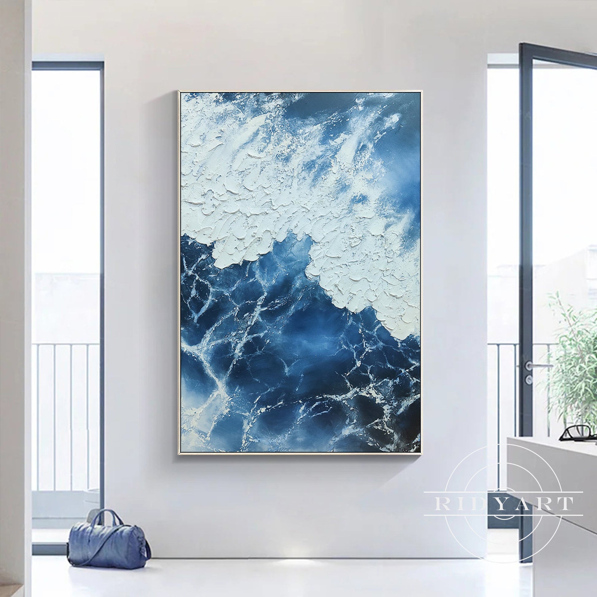 Navy Ocean wall art
