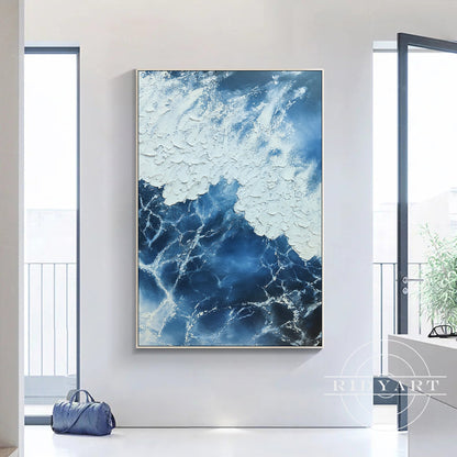 Navy Ocean wall art
