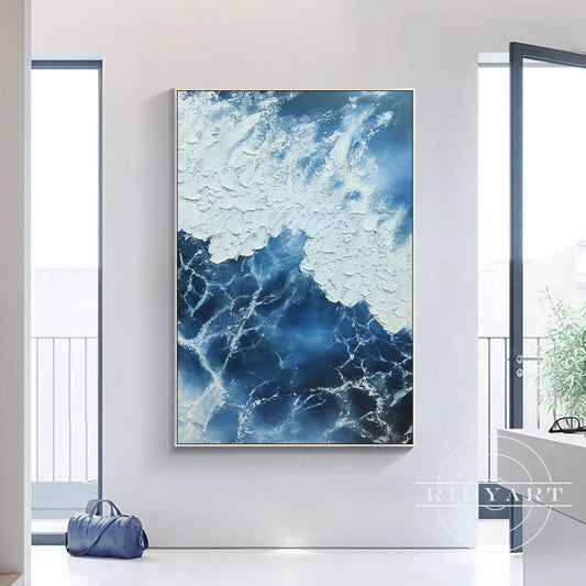 Navy Ocean wall art