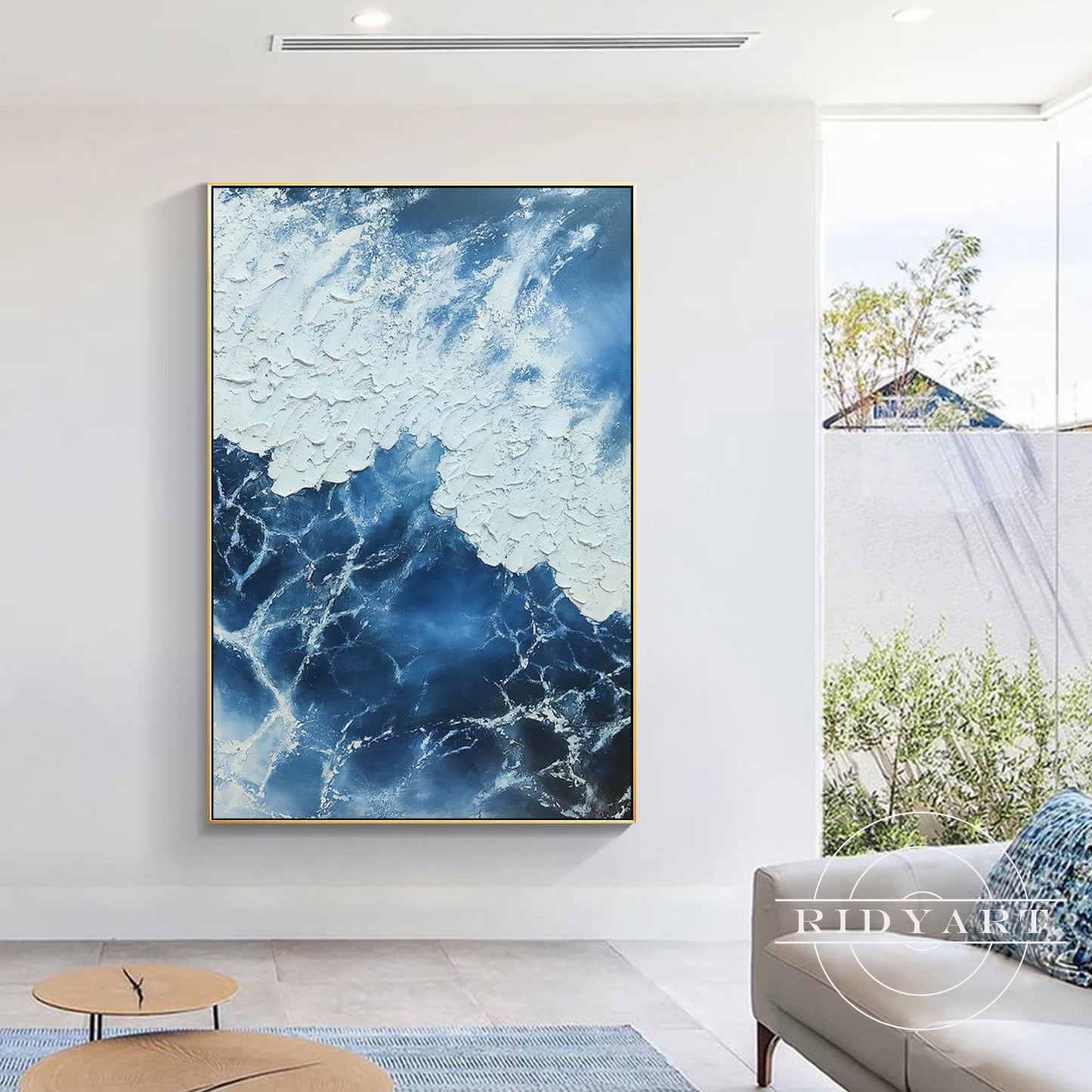 Navy Ocean wall art