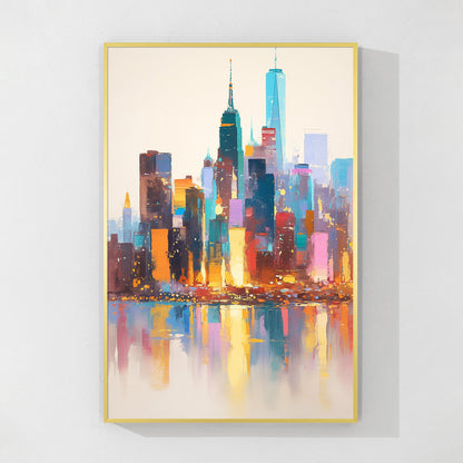 New York Skyline Painting