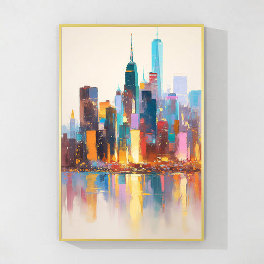 New York Skyline Painting