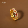 Color Sugar Cube Open Ring