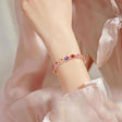 Rose Gold Crystal Zircon Bracelet