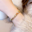 Color Zircon Pearl Bracelet